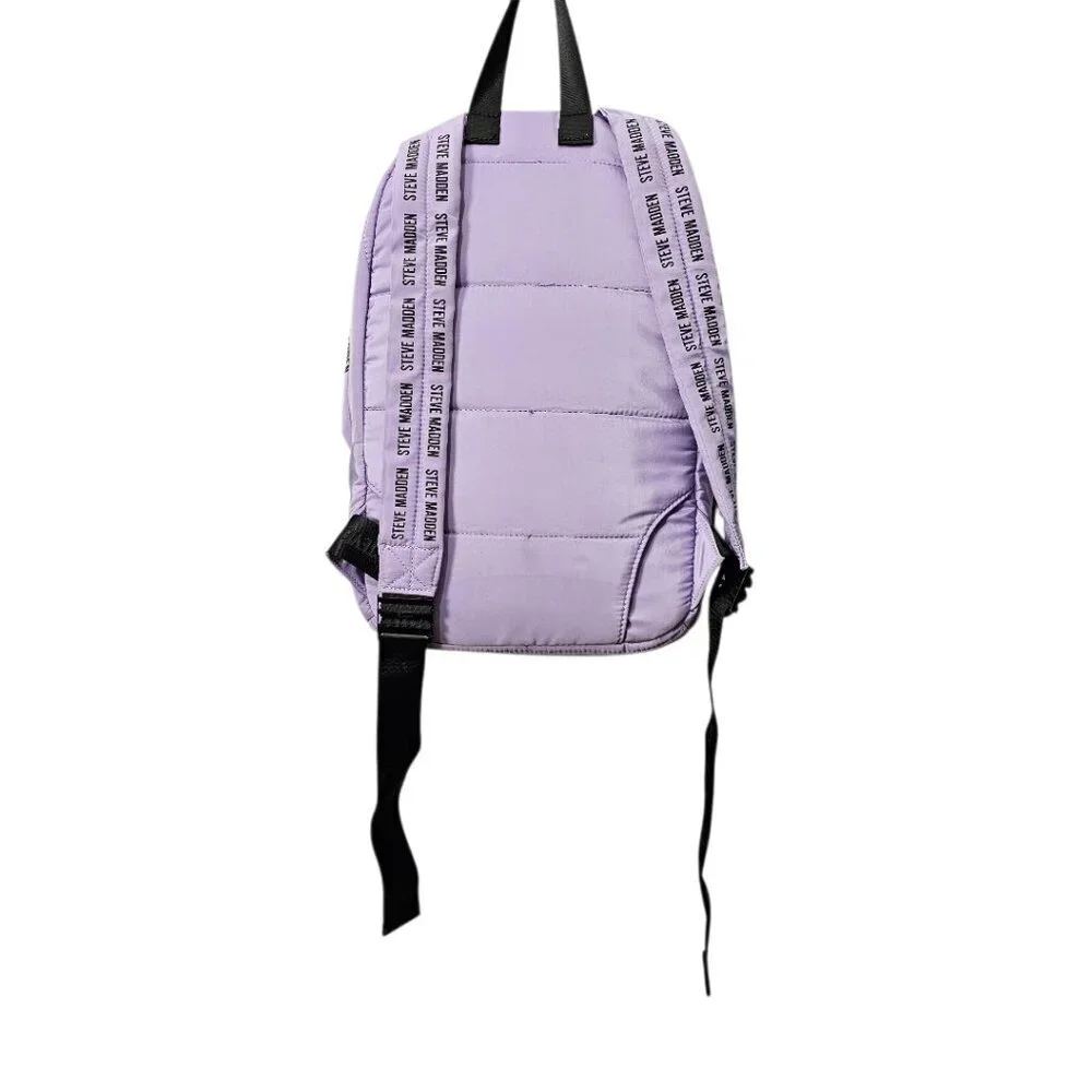 Steve Madden Bariaa Wild Nylon Padded Large Satchel Purple Backpack